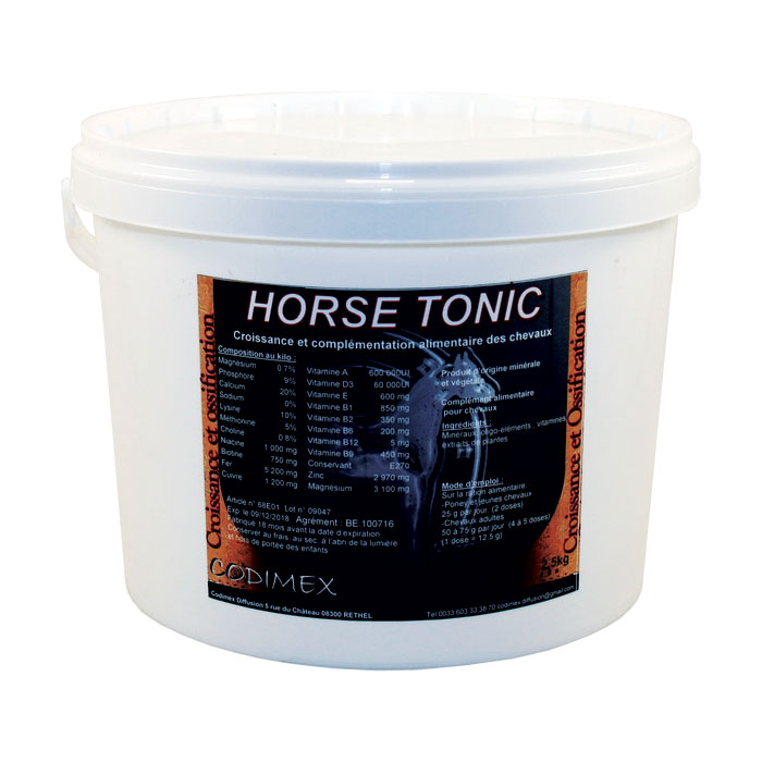 Complément alimentaire vitaminé pour le cheval de sport Horse Tonic